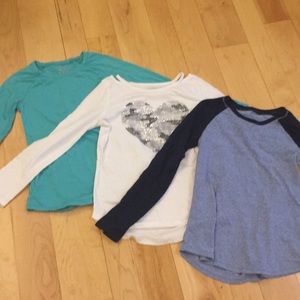 Justice long sleeve lot!!!!  Value worth over 45$